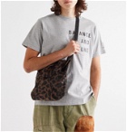 Engineered Garments - Leopard-Print Velvet Messenger Bag - Brown