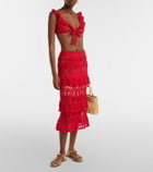Anna Kosturova Crochet cotton bra top