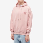 Drole de Monsieur Men's Drôle de Monsieur Not Form Paris Madame Slogan Hoodie in Pink