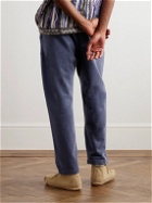 Remi Relief - Straight-Leg Cotton-Jersey Sweatpants - Blue