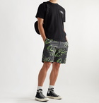 Neighborhood - Printed Cotton-Twill Shorts - Gray