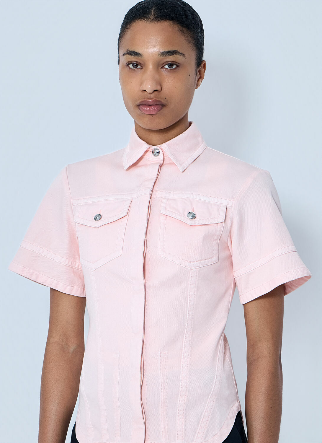 Sportmax Short Sleeve Button-Down Shirt