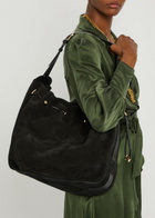 Zimmermann Halcyon Large Suede Shoulder bag - Black - One Size