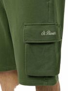 MC2 Saint Barth Man Military Green Cargo Short Pants Cargy