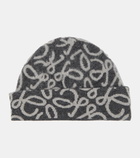Loewe Anagram reversible wool-blend beanie