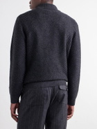 Mr P. - Wool Polo Sweater - Black