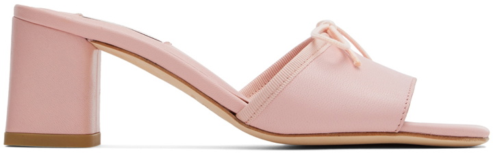 Photo: Repetto Pink Tiba Heeled Sandals