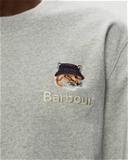 Barbour Barbour X Mk Fox Head L/S Tee Grey - Mens - Longsleeves
