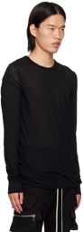 Rick Owens Black Porterville Basic Long Sleeve T-Shirt