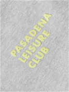 Pasadena Leisure Club - Logo-Print Cotton-Blend Jersey Sweatpants - Gray