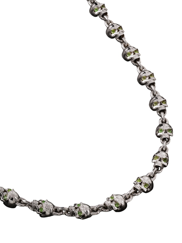 Photo: Alex Moss New York - Dead Head 14-Karat White Gold Diamond Chain Necklace