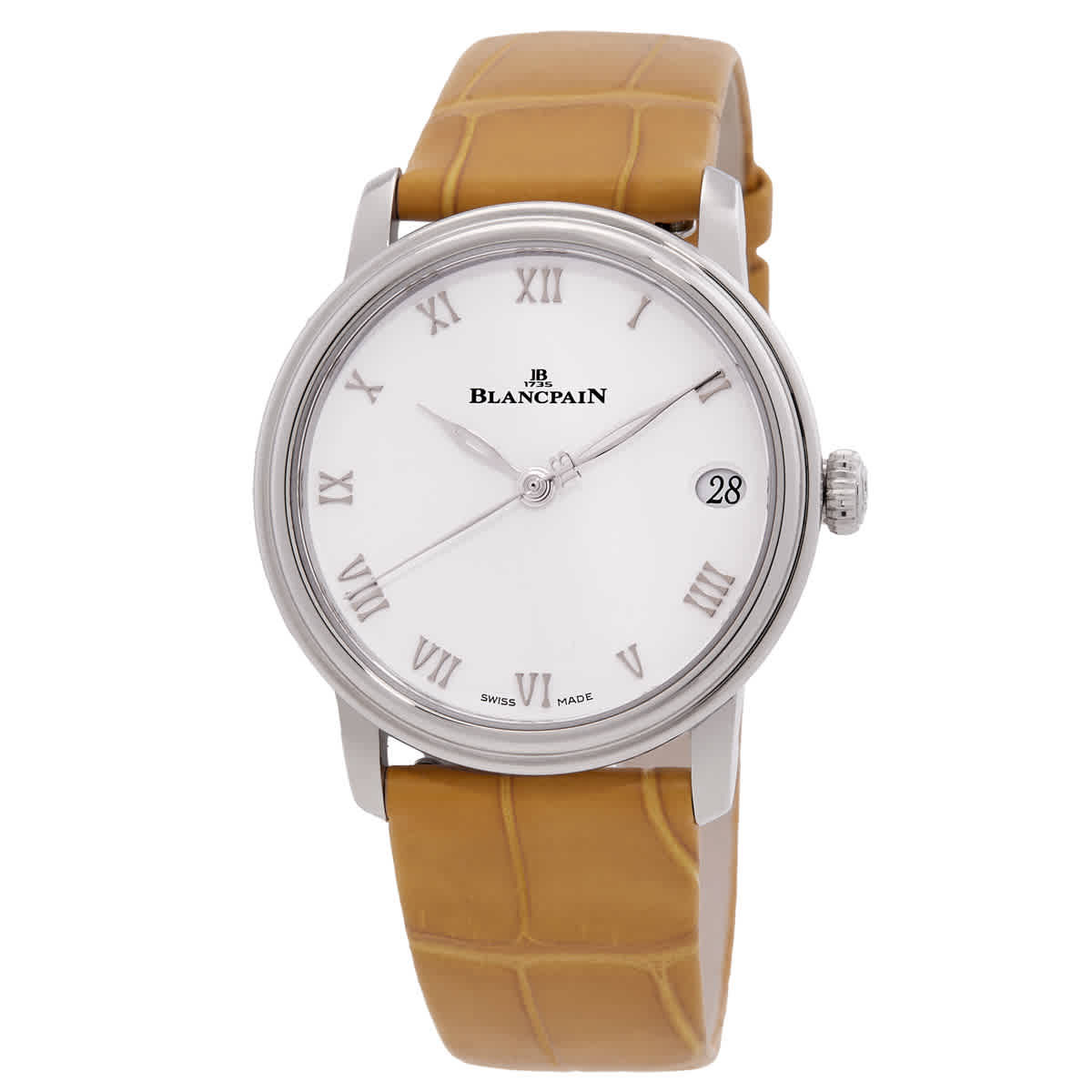 Blancpain Villeret Automatic White Dial Ladies Watch 6127-1127-95A