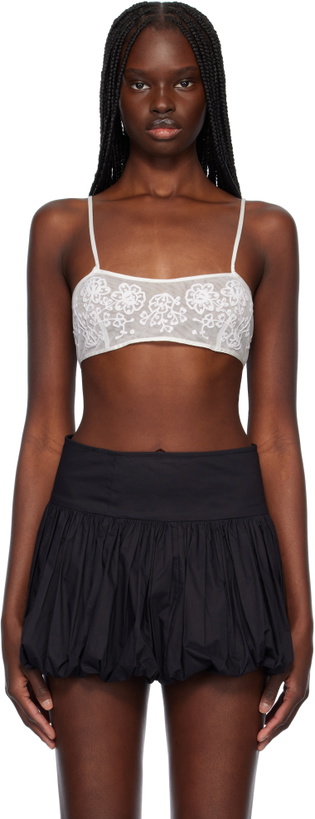 Photo: Bode White Middlemist Bra