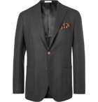 Boglioli - Grey K-Jacket Slim-Fit Mélange Virgin Wool Blazer - Men - Gray