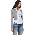 Vivienne Westwood Gray Bea Cropped Cardigan