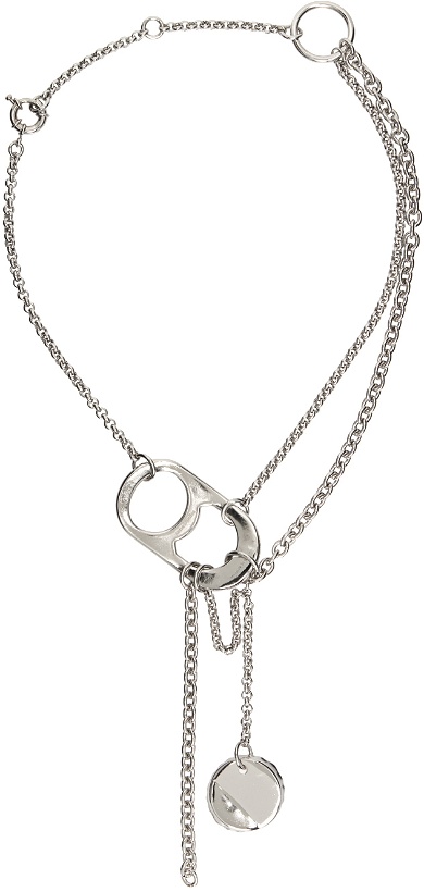 Photo: Acne Studios Silver Can Puller Necklace