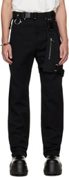 Rick Owens Black Tower Holster Cargo Pants
