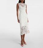 Monique Lhuillier Lace midi dress