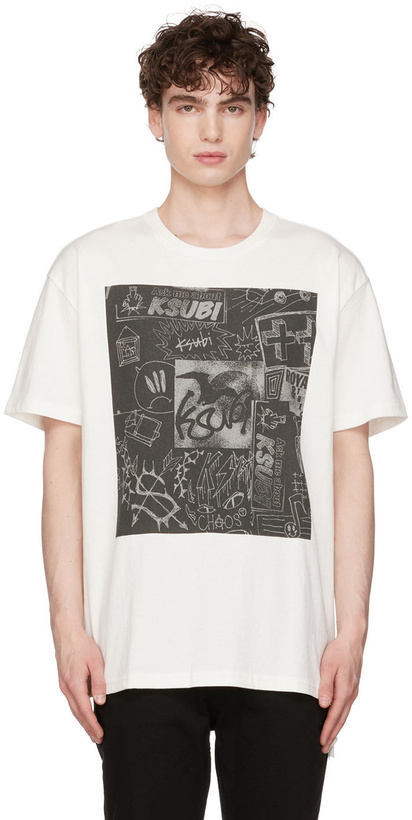 Photo: Ksubi White Mash Up Biggie T-Shirt