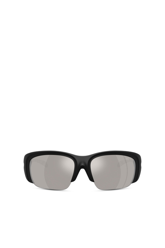 Photo: Diesel Wrap-around shape sunglasses - Sunglasses - Unisex - Multicolor