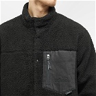 Manastash x Taion Reversible Fleece Down Jacket in Black