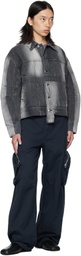 Eckhaus Latta Gray 'El Jacket Redux' Denim Jacket