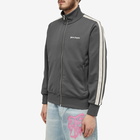 Palm Angels Men's New Classic Track Jacket in Grey