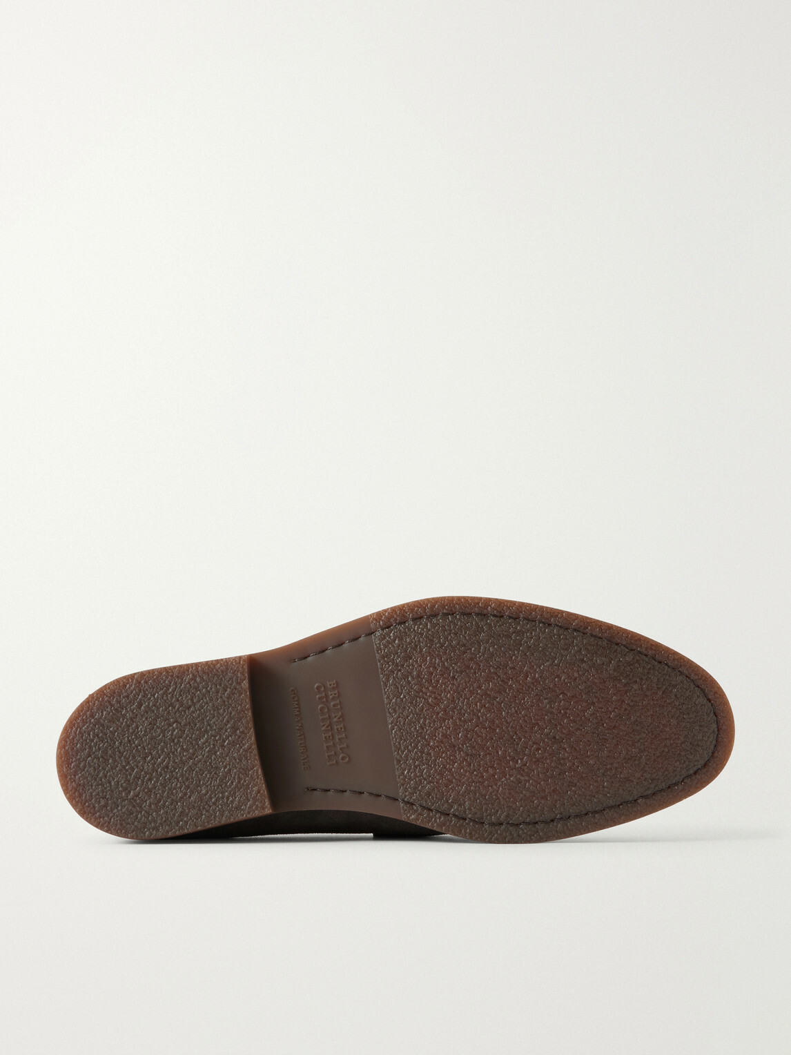 Brunello Cucinelli - Flex Suede Penny Loafers - Brown