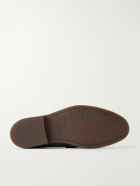 Brunello Cucinelli - Flex Suede Penny Loafers - Brown