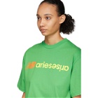 Aries Green New Balance Edition Logo T-Shirt