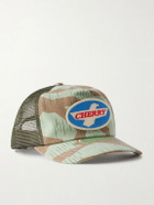 Cherry Los Angeles - Eagle Logo-Appliquéd Canvas and Mesh Baseball Cap