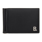 Balenciaga Black B. Bill Clip Square Wallet