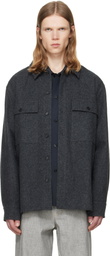 Jil Sander Gray Outer Shirt Jacket