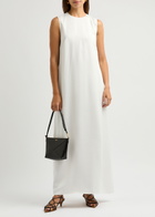 Rohe Matte Satin Maxi Dress Cream