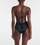 Johanna Ortiz Embroidered bikini top