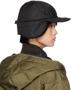 TAION Black Quilted Down Cap