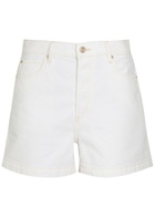 Frame The Everyday Denim Shorts Off White
