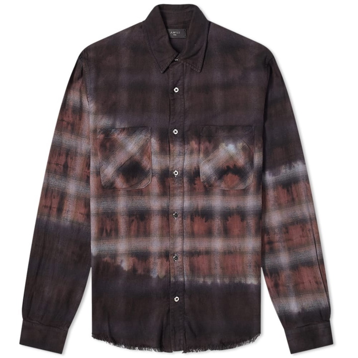 Photo: AMIRI Bleached Flannel Shirt