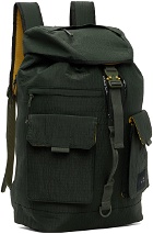 PS by Paul Smith Green Nylon Ripstop Backpack