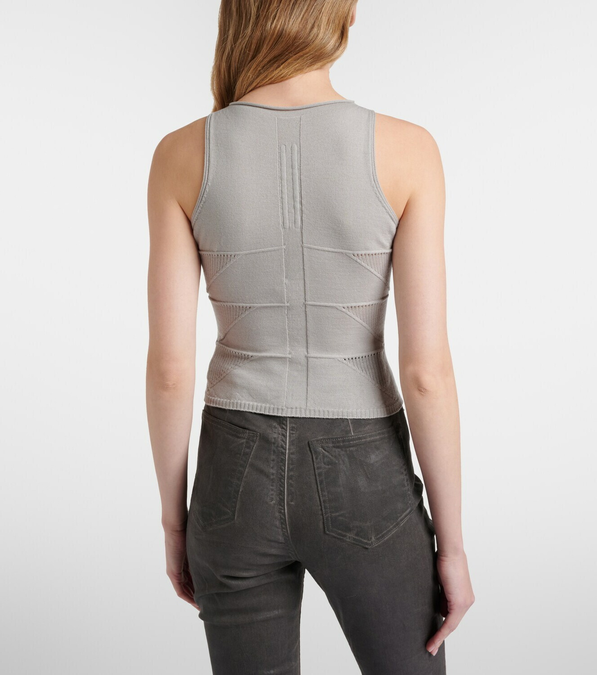 Rick Owens Temple virgin wool tank top
