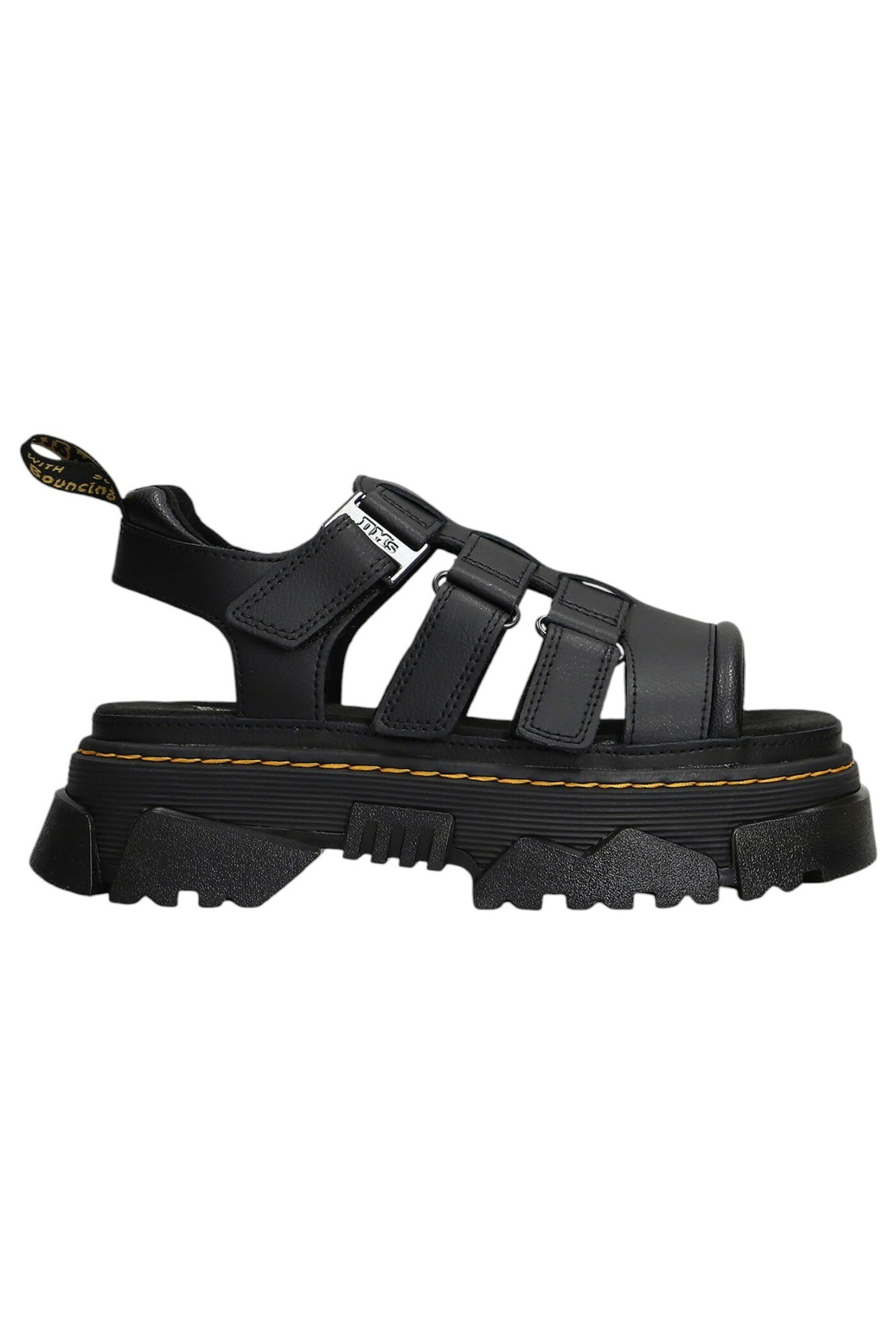 Dr. Martens Black Forster Poly Webbing Sandals Dr. Martens