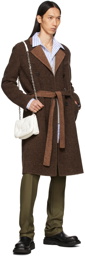 Peter Do Reversible Brown Double-Faced Kar Coat