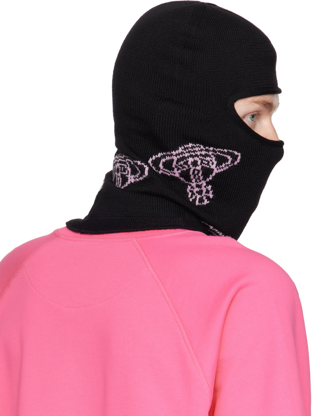 Vivienne Westwood Black All Over Orbs Balaclava Vivienne Westwood