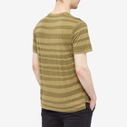 Paul Smith Men's Zebra Striped T-Shirt in Light Green