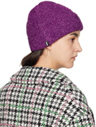 MSGM Purple Metallic Beanie