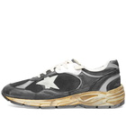 Golden Goose Men's Running Dad Sneakers in Black/Silver/Ice