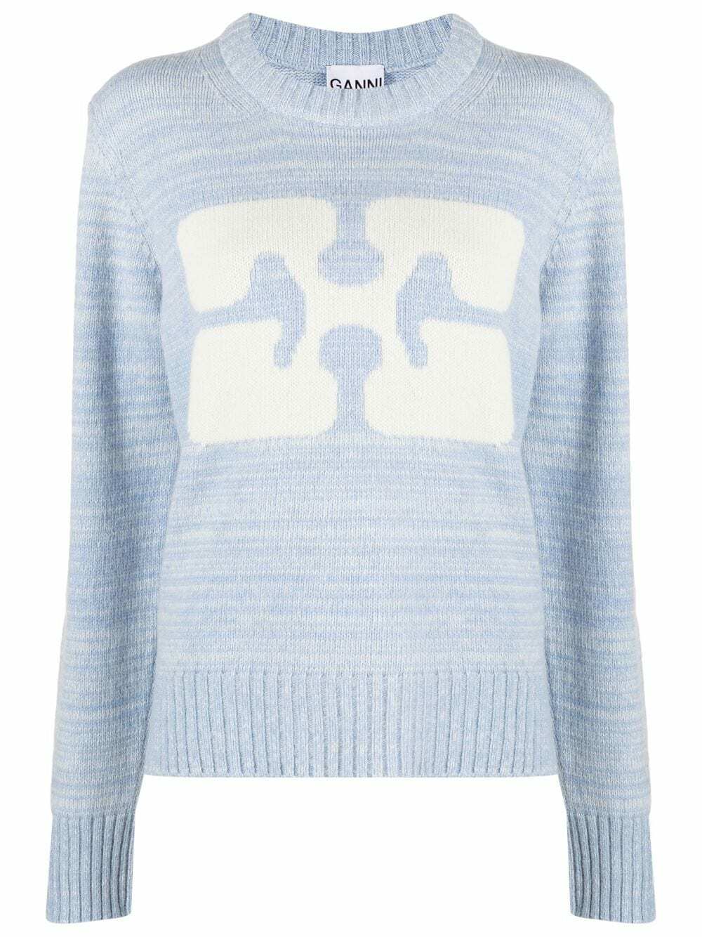 GANNI - Logo Wool Jumper GANNI