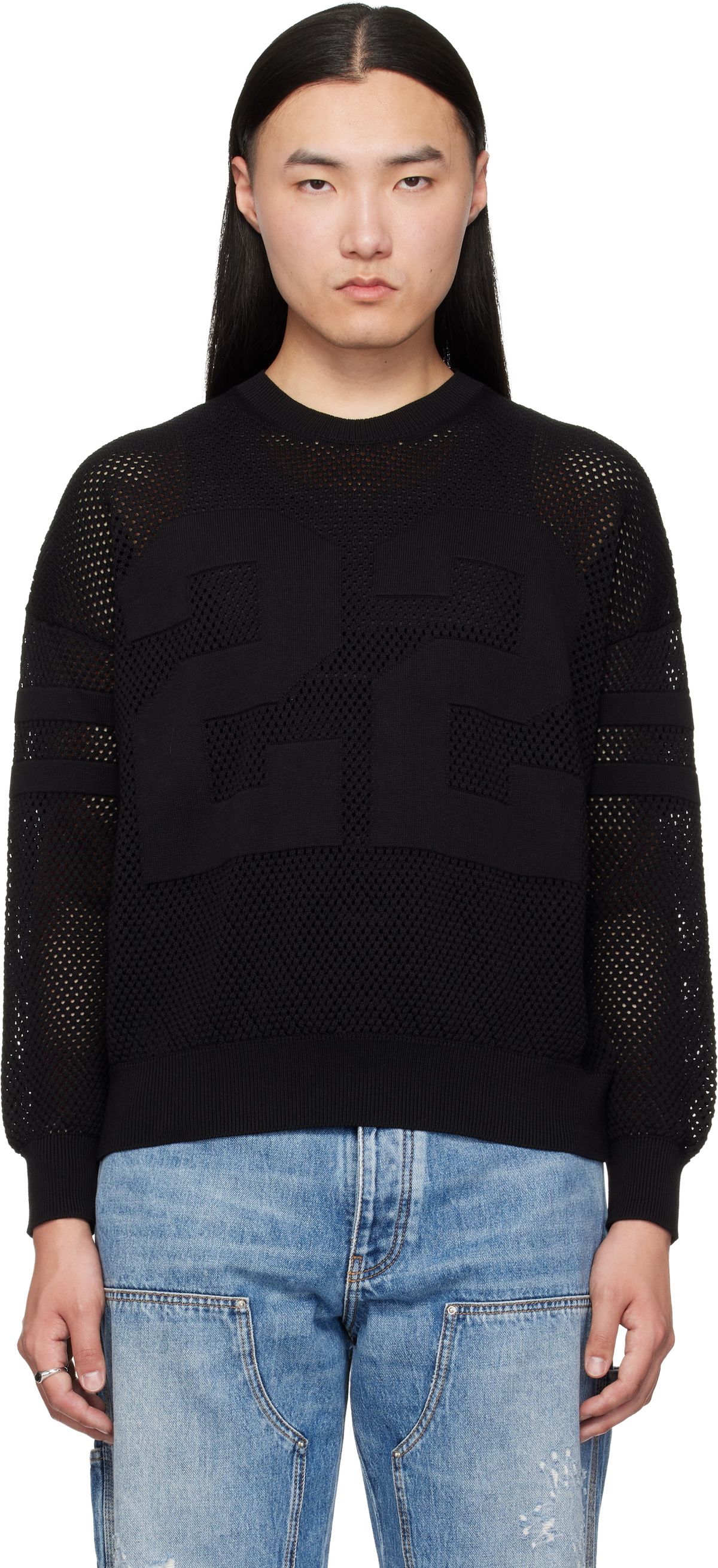 AMIRI Black 'AMIRI 22' Crewneck Sweater