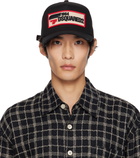 Dsquared2 Black Logo Patch Baseball Cap