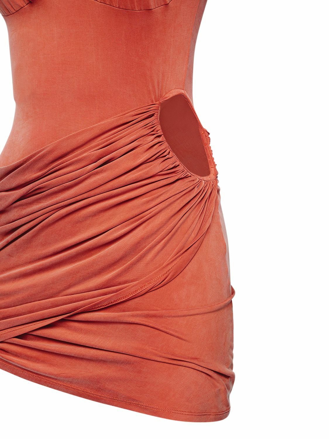 JACQUEMUS - La Robe Espelho Court Cupro Mini Dress Jacquemus